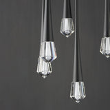 Pierce LED Pendant by ET2 - 5-Light, Black