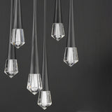 Pierce LED Pendant by ET2 - 9-Light, Black