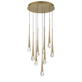 Pierce LED Pendant by ET2 - 9-Light, Gold