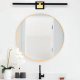 Pierro Vanity Light Black Brushed Brass Medium By Eglo Lifestyle View