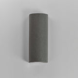 Pilar 1 Light LED Flush Mount Greystone Medium By ET2 Front View