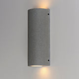 Pilar 1 Light LED Flush Mount Greystone Medium By ET2 With Light1