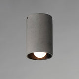Pilar 1 Light LED Flush Mount Greystone Small By ET2 With Light