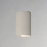 Pilar 1 Light LED Flush Mount Sandstone Small By ET2 Front View