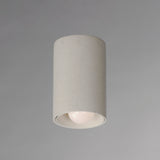 Pilar 1 Light LED Flush Mount Sandstone Small By ET2 With Bulb