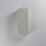 Pilar 2 Light LED Outdoor Wall Sconce Sandstone By ET2 Front View