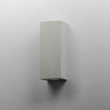 Pilar 2 Light LED Outdoor Wall Sconce Sandstone By ET2 Side View