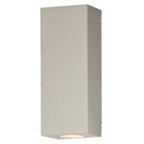Pilar 2 Light LED Outdoor Wall Sconce Sandstone By ET2
