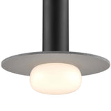 Pillar Large Black Glass Ball Modular Flush Mount Medium Grey By DALS