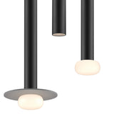 Pillar Large White Glass Ball Modular Flush Mount By DALS - Lifestyle View1