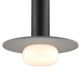 Pillar Small Black Glass Ball Modular Flush Mount 16 Inch Medium Grey By DALS