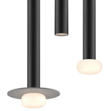 Pillar Small Black Glass Ball Modular Flush Mount By DALS-Lifestyle View1