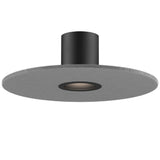 Pillar Small Black Modular Flush Mount 8 Inch Medium Grey By DALS