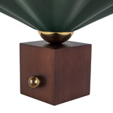 Pine Green 12inch Furrow Table Lamp by Alora Lighting Details