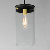 Pinn Large Pendant Black / Satin Brass by Maxim Lighting