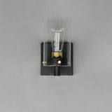 Pinn Wall Sconce Black / Satin Brass by Maxim Lighting