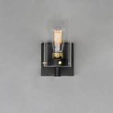 Pinn Wall Sconce Black / Satin Brass by Maxim Lighting