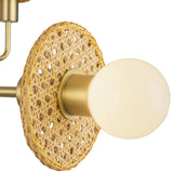 Piper Chandelier Brushed Gold By Alora - Detailed View1