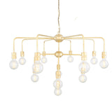 Pisa Chandelier - Polished Brass