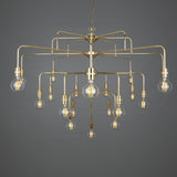 Pisa Chandelier - Polished Brass