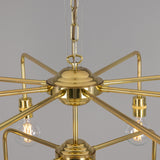 Pisa Chandelier - Polished Brass