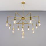 Pisa Chandelier - Polished Brass
