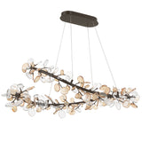 Pisa Linear Chandelier Medium By Lib And Co - Side View