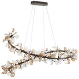 Pisa Linear Chandelier Small By Lib And Co - Side View