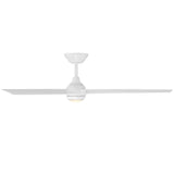 Pisces Fan Matte White By Modern Forms - Side View