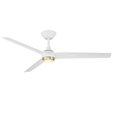 Pisces Fan Soft Brass Matte White By Modern Forms