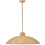 Pismo Pendant Light Lacquered Brass By Lark Living - Side View