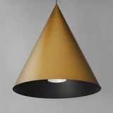 Pitch 30" Vertical LED Pendant by ET2 - Antique Brass