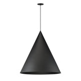 Pitch 30" Vertical LED Pendant by ET2 - Black