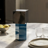 Pivot Portable Lamp Blue Silver By And Tradition Lifestyle View1