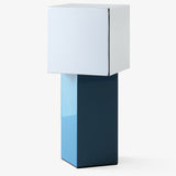 Pivot Portable Lamp Blue Silver By And Tradition