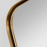 Planer Mirror Large Burnished Brass By Generation Lighting - Detailed View1