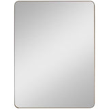 Planer Mirror Large Burnished Brass By Generation Lighting
