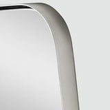 Planer Mirror Large Polished Nickel By Generation Lighting - Detailed View1
