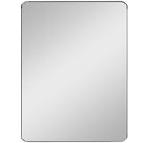 Planer Mirror Large Polished Nickel By Generation Lighting - Front View2