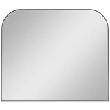 Planer Mirror Medium Midnight Black By Generation Lighting