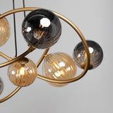 Planetary Chandelier By ET2 8 Light Detailed View