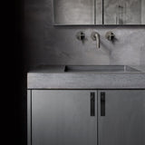 Plate Furniture Knob Set Black By Buster And Punch Lifestyle View