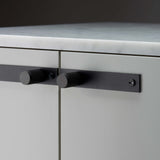 Plate Furniture Knob Set Black By Buster And Punch