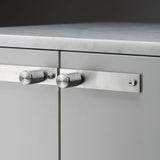 Plate Furniture Knob Set Steel By Buster And Punch