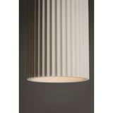 Pleat LED Plaster Pendant by ET2 - Black
