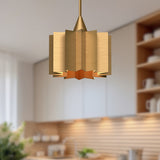 Plisse Drum Pendant — Pendant