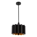 Plisse Drum Pendant — Pendant