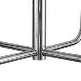 Plisse White Shade Chandelier — Chandelier