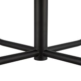 Plisse White Shade Chandelier — Chandelier