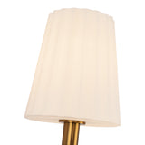 Plisse White Shade Wall Sconce — Wall Sconce